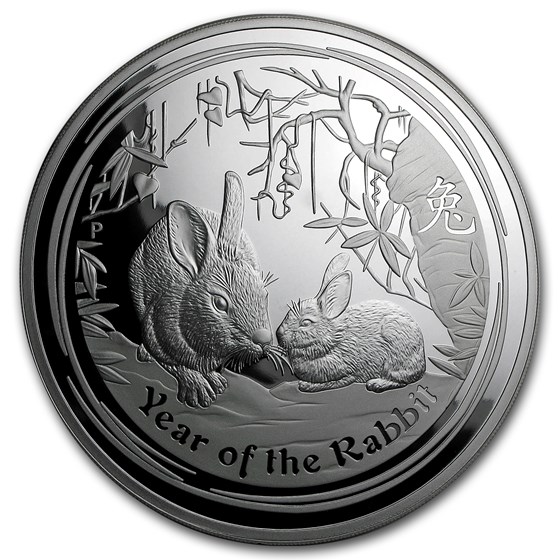 2011 Australia 1 kilo Silver Year of the Rabbit Proof (DMG Box) 2011 Australia 1 kilo Silver Year of the Rabbit Proof (DMG Box)